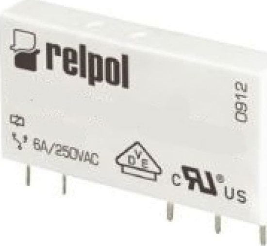 Picture of Relpol Przekanik miniaturowy 1P 6A 60V DC PCB AgSnO2/Au RM699BV-3211-85-1060 2613707