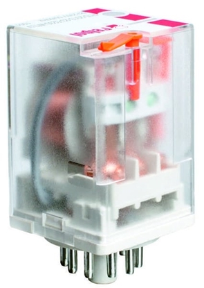 Attēls no Relpol Przekanik przemysowy miniaturowy 3P 10A 250V IP40 R15-2013-23-1024-WT - 802846