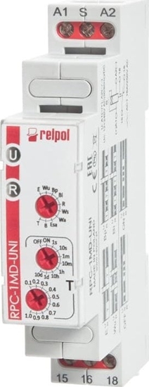 Picture of Relpol Wielofunkcyjny przekanik czasowy 1P 12-240VAC/DC 50/60Hz RPC-1MD-UNI 863218