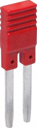 Picture of Relpol Zworka midzytorowa 2-polowa czerwona do gniazd i zestawów push-in ZGZP-2 RD 2616316