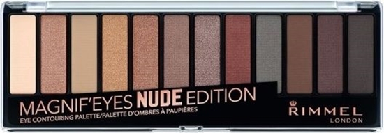Picture of Rimmel  Magnif'Eyes Eyeshadow Palette paleta cieni 001 Nude Edition 14,16g
