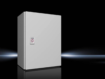 Picture of Rittal AX Obudowa kompaktowa 300x400x210 mm blacha stalowa z p. mont. jednodrzwiowa 1 zamek dwigienkowy 1034.000