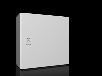 Picture of Rittal AX Obudowa kompaktowa 380x380x210 mm blacha stalowa z p. mont. jednodrzwiowa 1 zamek dwigienkowy 1380.000
