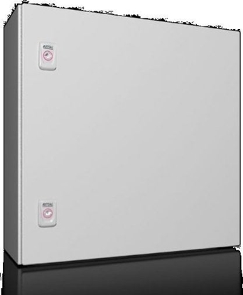 Picture of Rittal AX Obudowa kompaktowa 500x500x210 mm blacha stalowa z p. mont. jednodrzwiowa 2 zamki dwigienkowe 1050.000