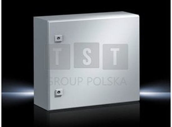 Picture of Rittal AX Obudowa kompaktowa 500x500x300 mm blacha stalowa z p. mont. jednodrzwiowa 2 zamki dwigienkowe 1350.000