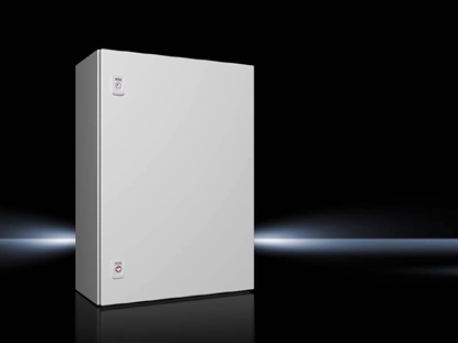 Picture of Rittal AX Obudowa kompaktowa 500x700x250 mm blacha stalowa z p. mont. jednodrzwiowa 2 zamki dwigienkowe 1057.000