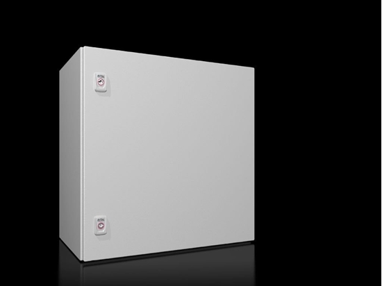 Picture of Rittal AX Obudowa kompaktowa 600x600x350 mm blacha stalowa z p. mont. jednodrzwiowa 2 zamki dwigienkowe 1360.000