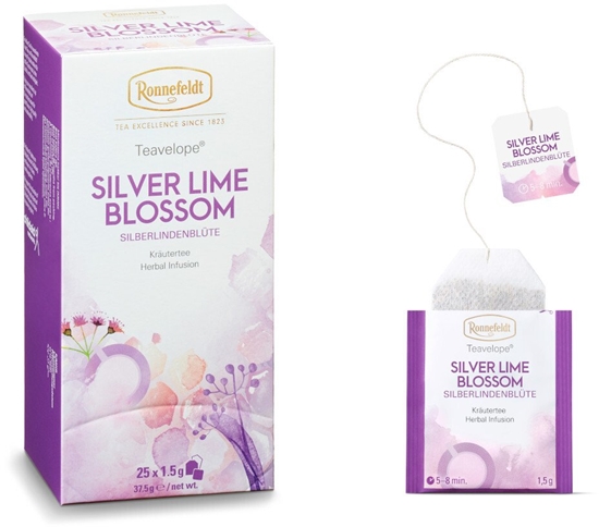 Picture of Ronnefeldt Zioowa herbata Teavelope Silver Lime Blossom 25 saszetek