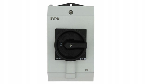Picture of Rozcznik 40A 3P 1Z+1R w obudowie IP65 czarna rczka z blokad P1-40/I2/SVB-SW/HI11 199913