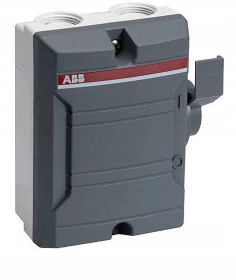 Picture of Rozcznik bezpieczestwa izolacyjny 25A 2P w obudowie IP65 BW225DP 2CMA142400R1000