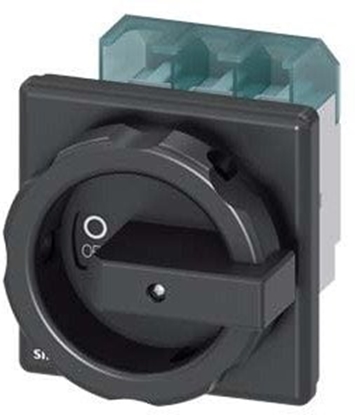 Attēls no Rozcznik gówny 3P 63A 22kW AC23A 400V pokr czarne monta tablicowy 4 otwory 3LD2504-0TK51