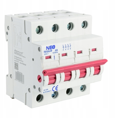 Attēls no Rozcznik Izolacyjny NEO DL 4P 63A FR/63A/4P