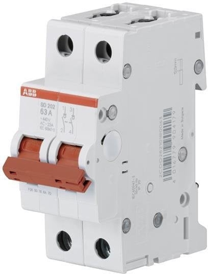 Picture of Rozcznik moduowy 63A 2P SD202/63 2CDD282101R0063