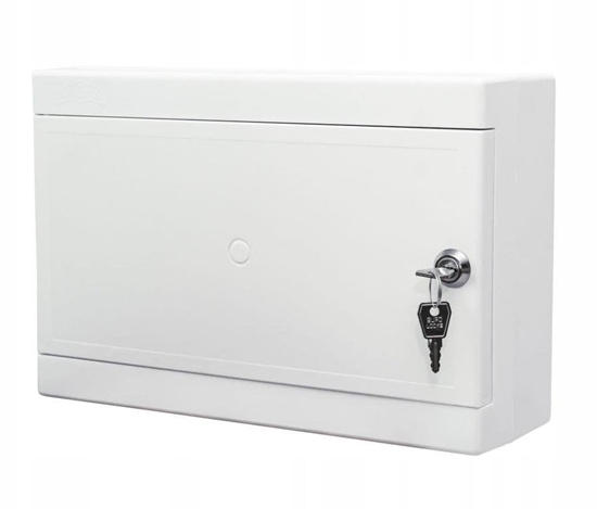 Изображение Rozdzielnia plastikowa, 13 moduów, RAL 9003 biae drzwi IP33, ALFA 13 BD