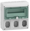 Picture of Rozdzielnica 1x12 natynkowa Mureva IP65 do gniazd gMRV-1-12+1-NT-T/3 3 otwory 90x100mm 13180