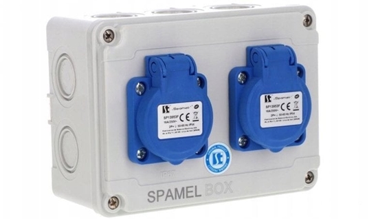 Picture of Rozdzielnica 2x3x16A INA=16A IP54 SB-001505-P0010-54