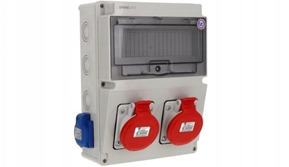 Picture of Rozdzielnica 2x5x16A 2x3x16A INA=32A IP54 SB-103505-S0040-54