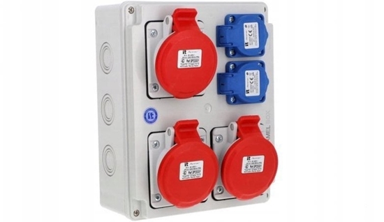 Picture of Rozdzielnica 3x5x16A 2x2x16A INA=16A IP54 SB-008005-S0020-54