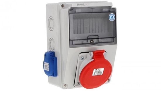 Picture of Rozdzielnica 5x32A 2x3x16A INA=32A IP54 SB-074605-S0060-54