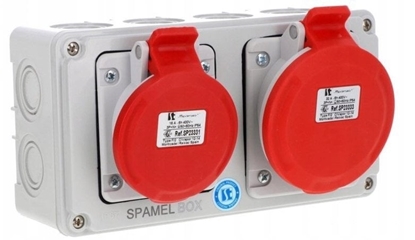 Picture of Rozdzielnica 5x32A 5x16A INA=32A IP54 SB-002005-S0040-54