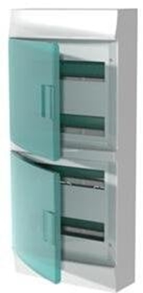 Picture of Rozdzielnica moduowa natynkowa Mistral41W 4x12 48M IP41 63A II klasa drzwi transparentne N+PE rub. 41P18X22A 1SPE007717F0721