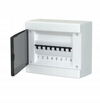 Picture of Rozdzielnica moduowa natynkowa plastikowa 1x8 IP40 C.1308-P