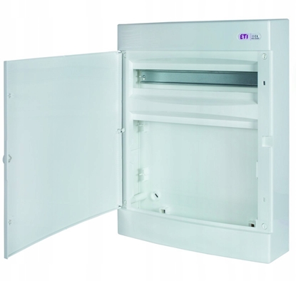 Attēls no Rozdzielnica multimedialna 3x18 natynkowa pusta z szyn TH / IP 40 400V AC / ECT 3X18PO MEDIA-MOD/EMPTY 001101313