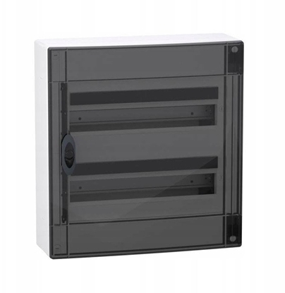 Изображение Rozdzielnica PrismaSeT XS 2x18 PSXS-2-18-NT-P natynkowa drzwi przezroczyste IP40 IK09 LVSXR218