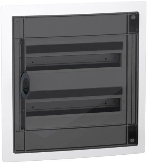 Изображение Rozdzielnica PrismaSeT XS 2x18 PSXS-2-18-PT-P podtynkowa drzwi przezroczyste IP40 IK09 LVSXP218
