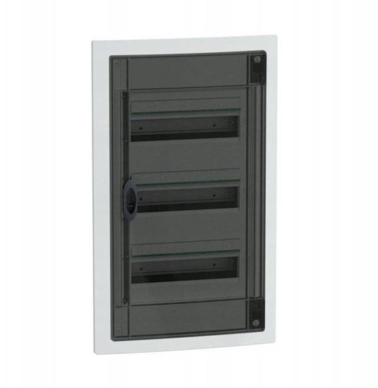 Изображение Rozdzielnica PrismaSeT XS 3x13 PSXS-3-13-PT-P podtynkowa drzwi przezroczyste IP40 IK09 LVSXP313