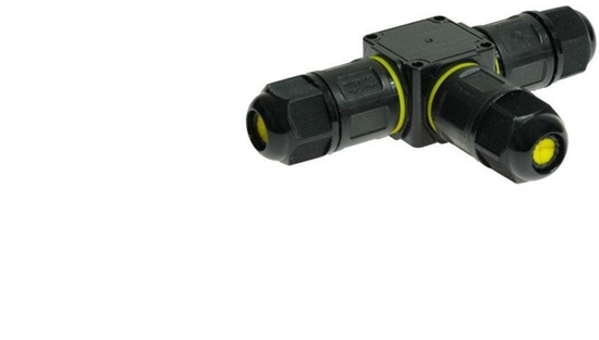 Изображение Rozganik kablowy hermetyczny IP68 3-pin zaciskowy stay 24A 450VAC (0,5-2,5mm) RKH3-3SS W-00400