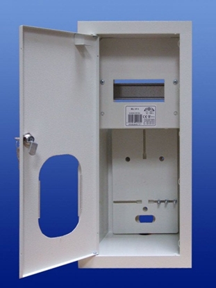 Изображение Sabaj Rozdzielnia podtynkowa licznikowa RL-1F6 ZSZ z oknem i zamkiem IP30 - 2-060