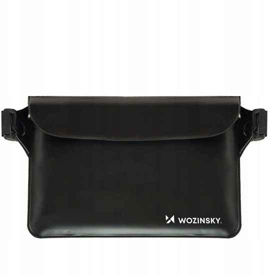 Picture of Saszetka Wozinsky WWS-01 wodoodporna nerka PVC - czarna