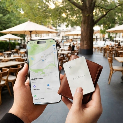 Picture of Satechi Karta lokalizujca FindAll Wallet Card kompatybilna z Apple Find My (sand)