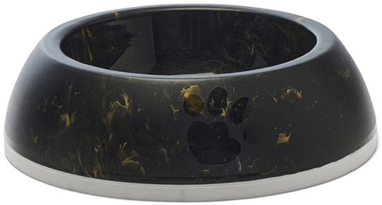 Picture of Savic Delice 3 Marble, miska dla psa, czarna/zota, plastik, 1,2l