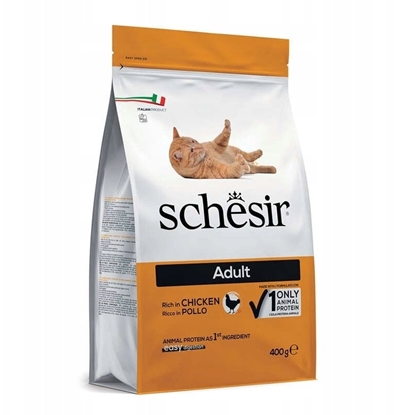 Изображение Schesir Original karma sucha dla dorosego kota kurczak, 400 g, worek