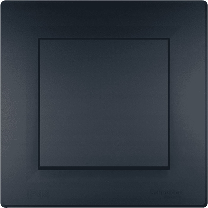 Attēls no Schneider Electric cznik 1-biegunowy Asfora IP44 z ramk antracyt (EPH0100271)