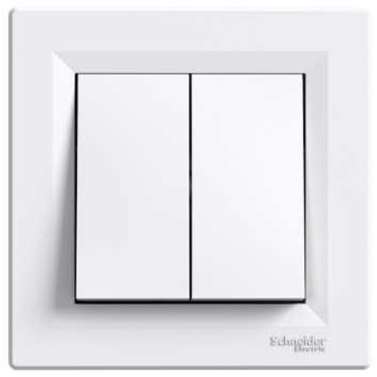 Picture of Schneider Electric cznik podwójny schodowy Asfora biay - EPH0600121