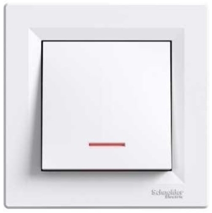 Attēls no Schneider Electric cznik schodowy z podwietleniem biay - EPH1500121