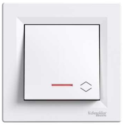 Attēls no Schneider Electric cznik schodowy z podwietleniem zaciski rubowe biay - EPH1500321