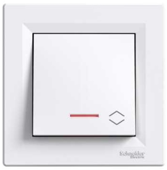 Picture of Schneider Electric cznik schodowy z podwietleniem zaciski rubowe biay - EPH1500321