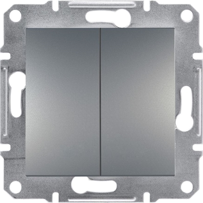 Attēls no Schneider Electric cznik wiecznikowy Asfora bez ramki stal (EPH0300162)