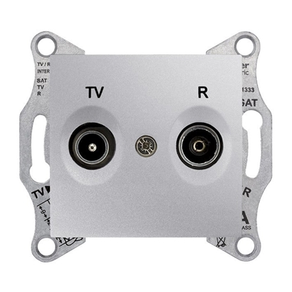 Picture of Schneider Electric Gniazdo antenowe RD/TV kocowe aluminium - SDN3301660