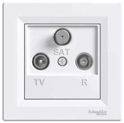 Attēls no Schneider Electric Gniazdo antenowe RTV-SAT kocowe 1dB biae - EPH3500121