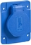 Изображение Schneider Electric Gniazdo PK, niebieskie, 2p+PE, 10/16A, 250 V, francuskie, IP54, podtynk. PKN61B