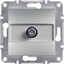 Изображение Schneider Electric Gniazdo SAT kocowe Asfora bez ramki aluminium (EPH3700161)