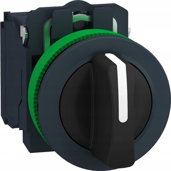 Picture of Schneider Electric Harmony XB5 Przecznik paski plastik. czarny fi30 3 pozycyjny stabilny 2Z XB5FD33