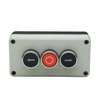 Attēls no Schneider Electric Kaseta sterownicza czarny-szary 3 przyciski kryte T0-P32C1B