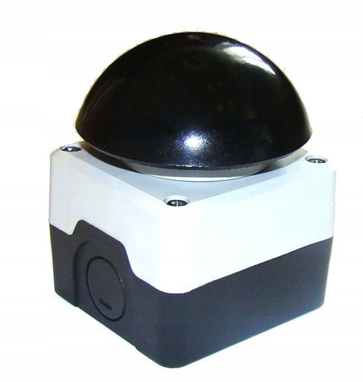 Picture of Schneider Electric Kaseta sterownicza czarny-szary, czarny przycisk grzybkowy 72mm, T0-P1C300M72H