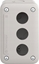 Picture of Schneider Electric Kaseta sterownicza pusta XAL-E pusta - jasnoszary, 3 wycicia, IP54, dla XB7 O 22mm XALE3